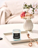 M&SENSE Clean Cotton Scented Candle - 7.05oz Natural Soy Wax Clean Cotton Blossom Scent Non Toxic Candle, 50-Hour Slow Burning 2-Wick Aromatherapy Home Fragrance Gifts for Home Decor by CozyNest Decor