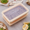 Super Ice Cube Tray 6 Cups Huge Ice Big Silicone Freezing Mold with Lid, for Soup&Meal, Prep Food Leftovers Freezer Storage Container, for Ice bath, 2Pack by TinyTreasures Baby Boutique