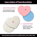 Bamboobies Ultra-Soft Velour Nursing Pads – Reusable, Washable & Leak-Proof – 2 Ultra-Thin and 2 Overnight Pads for Breastfeeding by TinyTreasures Baby Boutique