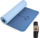 UMINEUX Yoga Mat Extra Thick 1/3'' & 2/5" Non Slip Yoga Mats for Women Eco Friendly TPE Fitness Exercise Mat with Carrying Sling & Storage Bag by TinyTreasures Baby Boutique