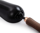 Barebones Garden Scoop - Garden Spoon - Stainless Steel Small Hand Shovel for Transplanting, Digging, and Planting - Great Home Gardening Hand Tools (Walnut/Black) by GreenHaven Gardens