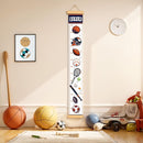 Personalized Name Growth Chart for Kids, Ball Measuring Height Chart, Meaningful Memories Through Kid Size Chart Measurement, Growth Chart Ruler for Wall, Toddler Room Decor by TinyTreasures Baby Boutique
