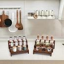 Display Wood Risers Wooden Stand 3 Tier Wood Racks Decorative Rectangular, 2 Set 6 Piece Cupcake Stands Cologne Perfume Organizer Dessert Showcase(Brown) by CozyNest Decor