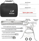 Premium Meat Injector Kit - Stainless Steel Marinade Syringe with 4 Needles, Leak-Proof, Food-Grade Injector for BBQ, Turkey, Chicken, and Grilling – Includes Bonus Glass Tube(9.1in) by GreenHaven Gardens