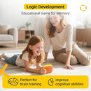 4-in-1 Handheld Tic Tac Toe Game Portable Electronic Board Games for Kids & Adults, Travel Games, Birthday Gifts, Yellow by TinyTreasures Baby Boutique