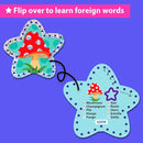 EZCRA Premium Foil Edge Lacing Cards for Kids Ages 3-6 | 5 Double-Sided Fairy Sewing Cards with Multilingual Learning | Durable Cardboard Fine Motor Skills Activity Kit by TinyTreasures Baby Boutique