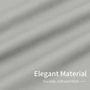 Easy-Going Blackout Door Curtains for Bedroom, Solid Thermal Insulated Grommet and Noise Reduction Window Drapes, Room Darkening Curtains for Living Room, 1 Panel (100x96 in, Greyish White) by CozyNest Decor