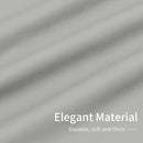 Easy-Going Blackout Curtains for Bedroom, Solid Thermal Insulated Grommet and Noise Reduction Window Drapes, Room Darkening Curtains for Living Room, 2 Panels (42x84 in, Greyish White) by CozyNest Decor