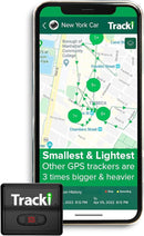 Tracki GPS Tracker for Vehicles, Car, Kids, Assets. Subscription Needed 4G LTE GPS Tracking Device. Unlimited Distance, US & Worldwide. Small Portable Real time Mini Magnetic by TinyTreasures Baby Boutique