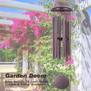 ASTARIN Wind Chimes, 36 Inch Large Metal Outdoor Chimes with 6 Tubes, Deep Tone, Tuned for Garden, Balcony, Patio & Home Decor. Bronze by CozyNest Decor