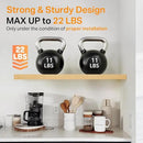 BAYKA Floating Shelves, 22.5" Wall Mounted Wood Shelves for Bathroom, Bedroom, Living Room, Kitchen, Hanging Shelf for Books/Storage/Decor (Oak-Toned,Set of 2) by CozyNest Decor