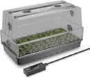 AC Infinity Heavy Duty 3mm Thick Humidity Dome with Height Extension, Germination Kit with LED Grow Light Bars, Sturdy Drip Tray, 6x12 Cell Tray for Indoor Gardening, Seed Starting, Cloning Plants by GreenHaven Gardens