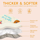 Baby Play Mat - Thicken 71x59 Inch Soft Foam Crawling Mat for Playpen & Floor, Non-Slip Waterproof Playmats for Infants & Toddlers, Portable Foldable & Machine Washable, Beach Animals by TinyTreasures Baby Boutique