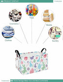 FANKANG Storage Bins, Nursery Hamper Canvas Laundry Basket Foldable with Waterproof PE Coating Large Storage Baskets for Kids Boys and Girls, Office, Bedroom, Clothes,Toys(Rec-Easter egg） by TinyTreasures Baby Boutique
