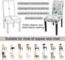 JQinHome Pattern Chair Covers for Dining Room Set of 6, High Stretch Removable Washable Parsons Chair Slipcover for Home Party Hotel Wedding Ceremony (Flowering Butterflies,6PCS) by CozyNest Decor