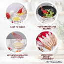 Silicone Cooking Utensils Set, Premium Beech Wood Handle Kitchen Gadgets Utensil Set, Non-Stick Kitchen Utensils Spatula, Tongs, Turner, Whisk, Brush, Spoon, BPA FREE, 446°F Resistant (Red) by CozyNest Decor