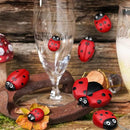 Gerrii 18 Pcs Small Resin Ladybugs Garden Decor Stones Holiday Ladybug Garden Yard Decorations Outdoor 4 Size Ladybug Mom Gifts Lady Bugs Yard Decorations by GreenHaven Gardens