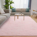 Soft 6x9 Pink Rug, Fluffy Area Rugs for Living Room, Plush Area Rugs for Bedroom, Non-Slip Indoor Carpet for Nursery, Study Room, Kids Room, Room Decor by TinyTreasures Baby Boutique