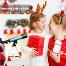 Telescope for Beginners and Kids, 60mm Aperture Refractor, Portable, Portable 90X Astronomical Telescope with Tripod, 2 Eyepieces, 1.5X Barlow Len, Astronomy Gift by TinyTreasures Baby Boutique