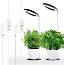 yadoker Plant Grow Light for Indoor Plant,Desk LED Grow Light,Height Adjustable,Automatic Timer with 8/12/16 Hours,10-Level Brightness,Ideal for Small Plant Grow by GreenHaven Gardens