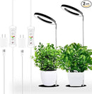 yadoker Plant Grow Light for Indoor Plant,Desk LED Grow Light,Height Adjustable,Automatic Timer with 8/12/16 Hours,10-Level Brightness,Ideal for Small Plant Grow by GreenHaven Gardens