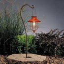 YAKii 2 Pack Solar Lantern Hanging Waterproof Outdoor Metal Solar Lamp with Warm White Light Decorate for Yard Garden Pathway Patio Porch Decor (Red) by GreenHaven Gardens