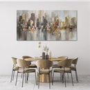 New York City Wall Art - Modern Abstract Wall Art for Living Room, Office & Bedroom Cityscape & Paintings for Bedroom brooklyn bridge Wall Art Pictures Wall Decor Chicago Artwork for Walls 29×58IN by CozyNest Decor