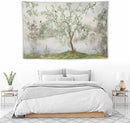 HZOHNAGO Japanese Tapestry Tree Misty Garden Lake Printed Wall Tapestry Ink Painting Wall Hanging for Bedroom Living Room Dorm 60" W x 40" H by CozyNest Decor