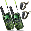 Toys for Boys Walkie Talkies for Kids 6 7 8 Year Old Boy Pretend Play Police Military Spy Hunt Camp Outdoor Toys for Kids Birthday Present Boys Gifts (Green Green) by TinyTreasures Baby Boutique
