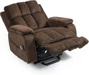 Lazy Boy Recliner Chair, Postoperative Recovery，Retractable 23'' Extra-Long Leg Support Lift Chair Hold up to 400lb，25.5'' Oversized Recliner seat for Big and Tall by CozyNest Decor