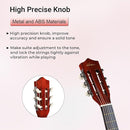ADM Beginner Acoustic Classical Guitar Nylon Strings Wooden Guitar Bundle Kit for Kid Boy Girl Student Youth Guitarra Online Lessons with Gig Bag, Strap, Tuner, Strings, Picks (34 Inch, Redburst) by TinyTreasures Baby Boutique
