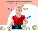 Rylai Toddler Toys Talking Flash Cards, Kindergarten Learning Resources 510 Sight Words with Drawing Tablet for Speaking Doodling, Sensory Toys for Kids with Autism, Boys Girls 2 3 4 5 6, Blue by TinyTreasures Baby Boutique