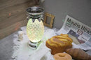 YAKii 9.5" Pineapple LED Color Changing Shine Lamp,Swirling Water Waves Lamp Kid Safe Battery/USB Cable Operated,Table Lamp Candle Holder Table Decoration Silver(Pack of 2) by CozyNest Decor
