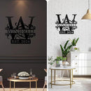 Custom Metal Signs | Last Name Sign | Split Letter Monogram Wall Decor | Custom Outdoor Signs | Personalized Wedding Gift | Housewarming Couples Gift | Outdoor Metal Sign | Metal Art by CozyNest Decor