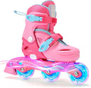 2PM SPORTS Inline Skates with Light Up Wheels, Roller Skates Blades for Boys Girls Kids Ages 5-8 8-12 4-6 6-12, Size Adjustable Beginner Blades Roller Skates by TinyTreasures Baby Boutique