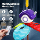 CUTE STONE Baby Crib Mobile with Music and Lights, Nursery Crib Mobile with Remote Control, Detachable Hanging Mobile for 3+ Months Newborn Babies, Fits Cribs and Strollers by TinyTreasures Baby Boutique