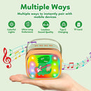Dinosaur Karaoke Machine for Kids, Portable Mini Karaoke Machine with 2 Wireless Microphones, 4 5 6 7 8 9 10 Years Old Girl Boy Easter Christmas Birthday Gift Colorful Lighted Speaker Toys by TinyTreasures Baby Boutique