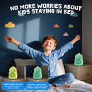 TCJJ Kids Sleep Training Alarm Clock with Night Light - OK to Wake Clock & Sound Machine, Rechargeable Silicone Animal Lamp for Boys Girls Bedroom (Dinosaurs) by TinyTreasures Baby Boutique