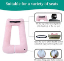 Travel Pillow Upgraded Version of Aircraft Travel Neck Pillow with Storage Bag, Sleep Pillows for Travel by Train, Car, or Plane, Supporting The Head and Body, Travel Pillow for Kids Pink by TinyTreasures Baby Boutique