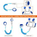 Baby Anti Lost Wrist Link -Anti Lost Backpack Leash Baby Leash Safety Walking Leash Wrist Link with Upgraded Safety Locks for Kids Toddler Leash Anti Lost (2 in 1 Dark Blue 8.2 Foot) … by TinyTreasures Baby Boutique