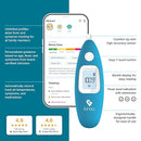 Kinsa Smart Ear Thermometer for Fever - Medical Infrared Termometro - FDA Cleared for Body Temperature Readings for All Ages - Connects to a Smartphone App to Track Symptoms and Get Illness Guidance by TinyTreasures Baby Boutique