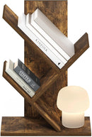Furinno Tree Bookshelf 3-Tier Floor Standing Tree Bookcase, Amber Pine by TinyTreasures Baby Boutique