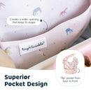 Tiny Twinkle Mess-Proof Baby Bib - Waterproof Bib for Baby Girl - Machine Washable - Adjustable Closure - PVC, BPA, & Phthalate Free - Great for Travel - Baby Food Bibs (3 Pack, Unicorn Set) by TinyTreasures Baby Boutique