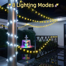 120 LED 40FT Star String Lights, 8 Modes Plug in Star Lights with Timer & Memory, Indoor Outdoor Christmas Twinkle Light for Birthday Party Bedroom Wedding Home Classrom Decor Warm White by TinyTreasures Baby Boutique