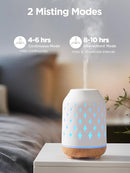 InnoGear Aromatherapy Diffuser, 150ml Ceramic Diffuser Ultrasonic Humidifier Cool Mist Essential Oil Diffusers for Home Air Diffuser with 2 Mist Modes Waterless Auto Off, White by TinyTreasures Baby Boutique