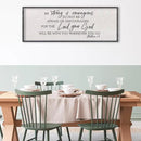 LuZhiQiang Be Strong And Courageous Sign Wall Decor 40"x15" Quote Joshua 1:9 Bible Verse Christian Faith Wood Art Wall (Black) by CozyNest Decor