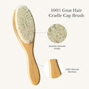 Kyte BABY Bamboo 3-Piece Brush Set - 1 Goat Hair Brush, 1 Wooden Bristle Brush and 1 Bamboo Comb by TinyTreasures Baby Boutique