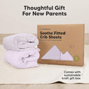 KeaBabies 2-Pack Organic Crib Sheets for Boys, Girls - 52x28 Fitted Crib Mattress Sheet Neutral, Breathable Jersey Cotton Cover for Baby Bed, Toddler Mattress, Soft & Cute Prints (Thistle) by TinyTreasures Baby Boutique