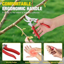 Yesker Pruning Shears Garden Shears 8.6" Professional Bypass Garden Scissors Yard Clippers with Sharp SK5 Steel Blade Heavy Duty Hand Pruners for Branch Flower Plant Trimming Cutting Gardening Tools by GreenHaven Gardens