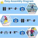 Kids Camera Waterproof Underwater Camera for 3-12 Year Old Boys Girls 2 Inch IPS Screen 1080P HD Digital Kids Video Camera Indoor Outdoor Action Cameras Best Christmas Birthday Gifts Dark Blue by TinyTreasures Baby Boutique